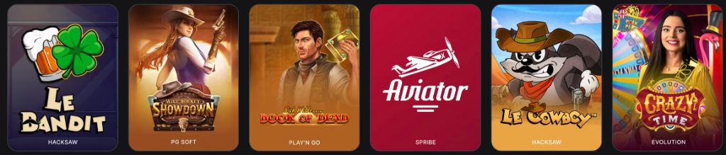 Популярные слоты и краш-игры в мобильном клиенте 1Win - Aviator, Lucky Jet, более 15000 автоматов